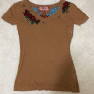 JWLA Johnny Was cotton short sleeve Tee